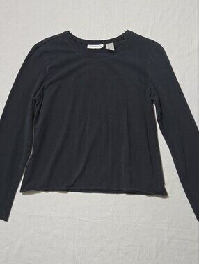 Vintage Chadwicks Black Long-Sleeve Crewneck Top